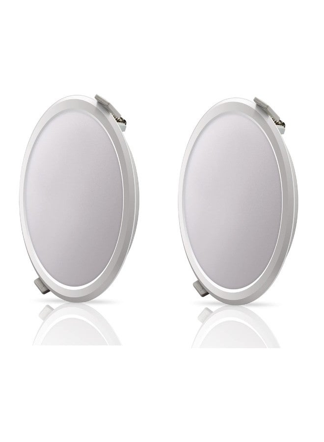 سيسكا SYSKA Rdl LED Slim Downlight (ضوء نهاري بارد، بولي كربونات) (أصفر، SSK-RDL-R-12W، 2، SSK-RDL-R-12W-3000K) - Image 1